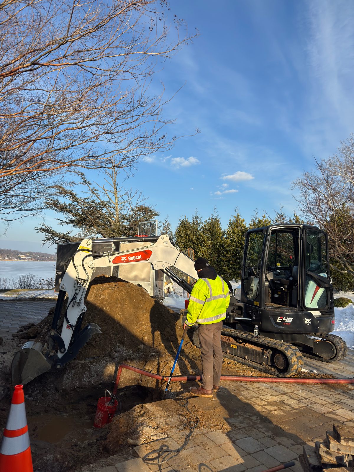 NEVFLO job site photo 4 — underground utility, excavation, and restoration work in New Jersey