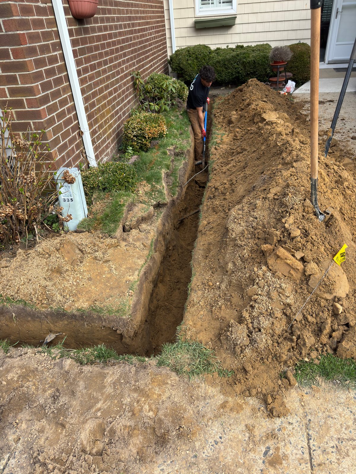 NEVFLO job site photo 10 — underground utility, excavation, and restoration work in New Jersey