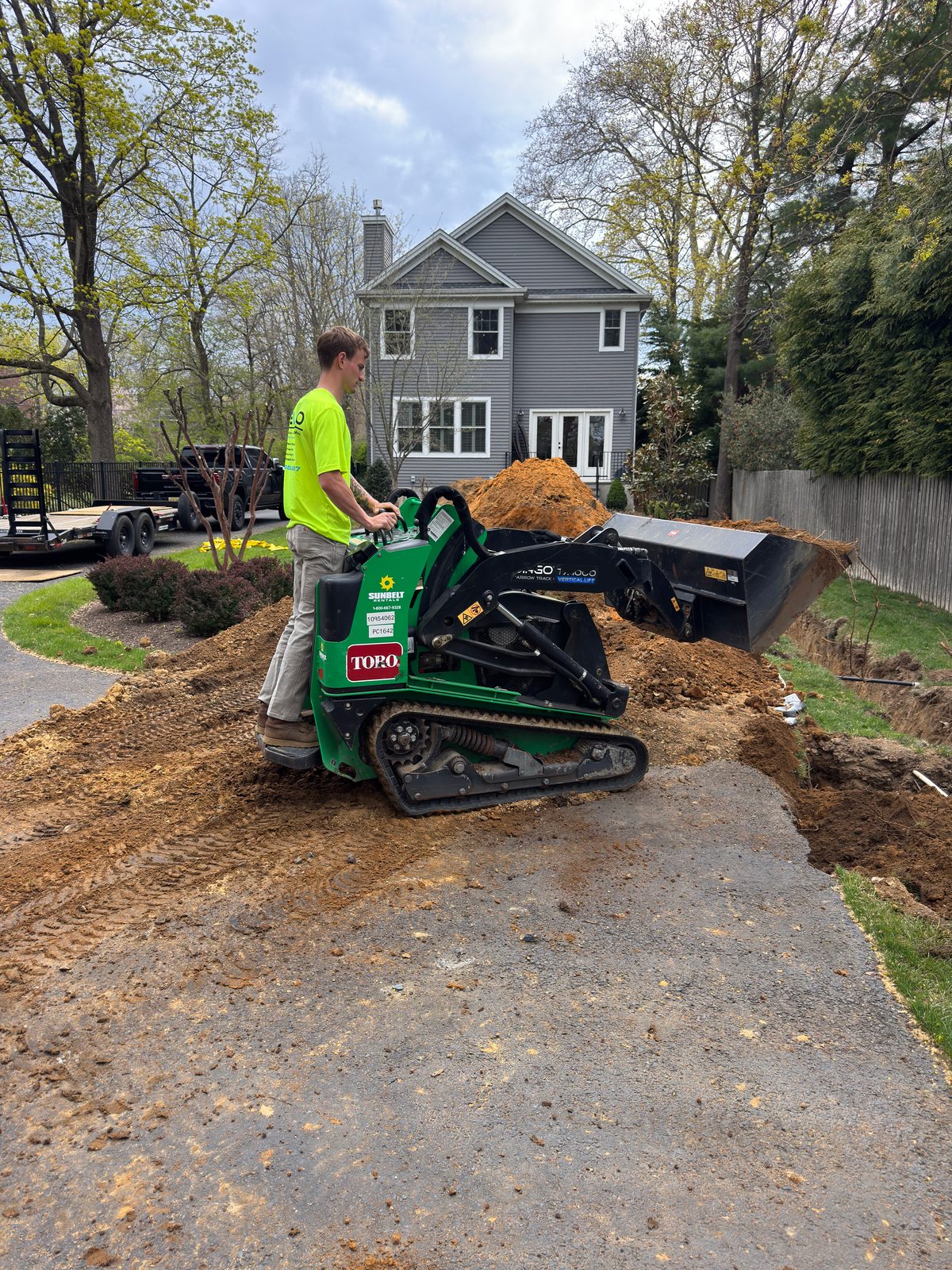 NEVFLO job site photo 24 — underground utility, excavation, and restoration work in New Jersey