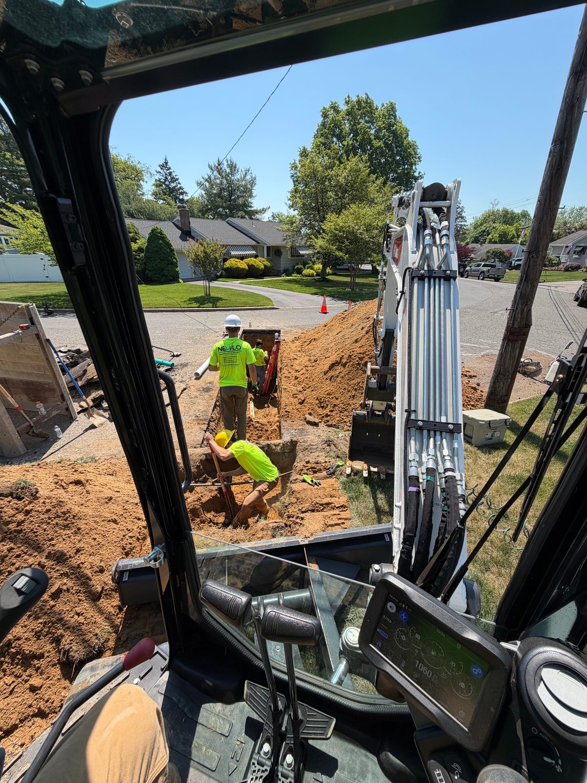 NEVFLO job site photo 52 — underground utility, excavation, and restoration work in New Jersey