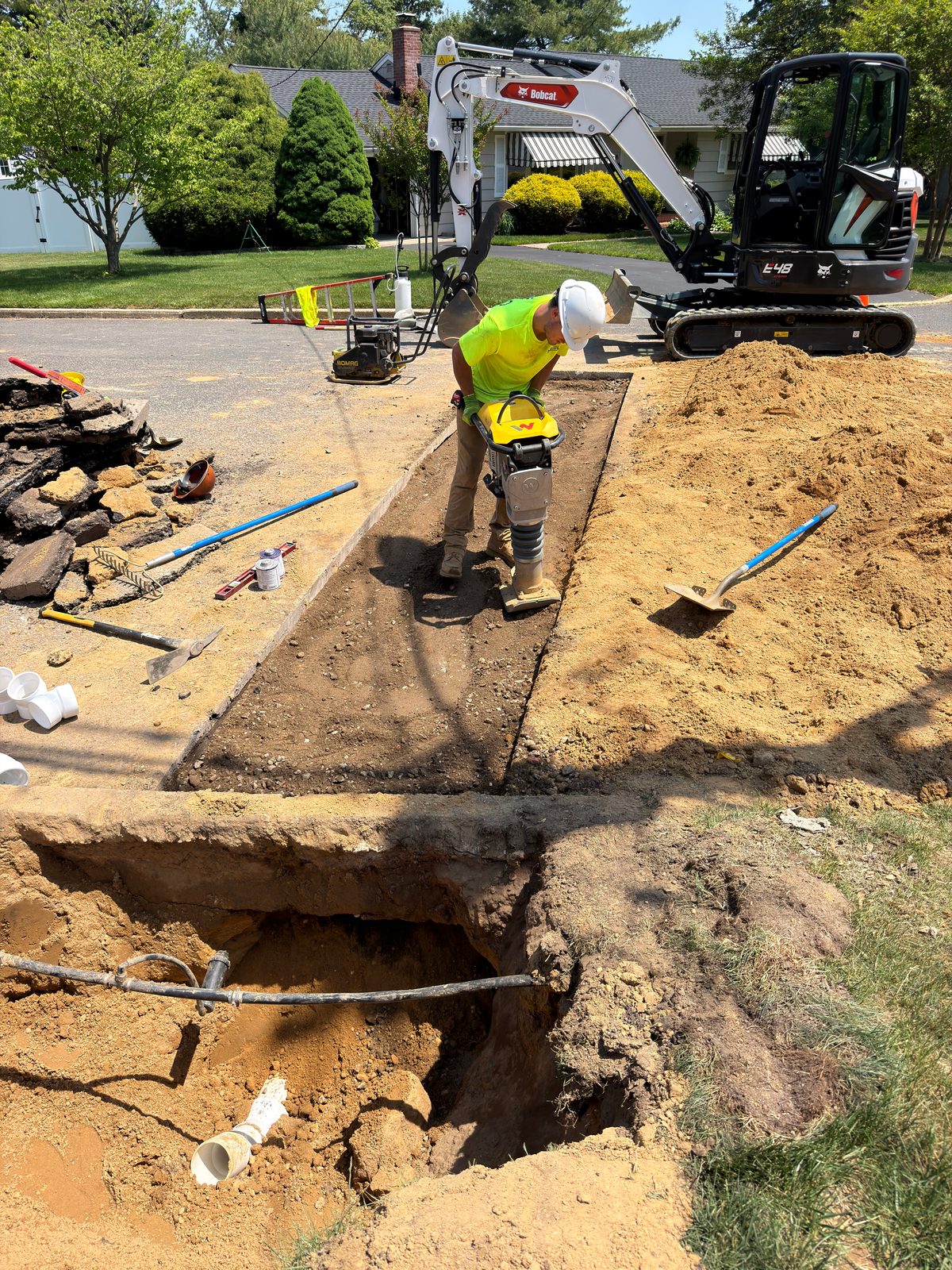 NEVFLO job site photo 53 — underground utility, excavation, and restoration work in New Jersey