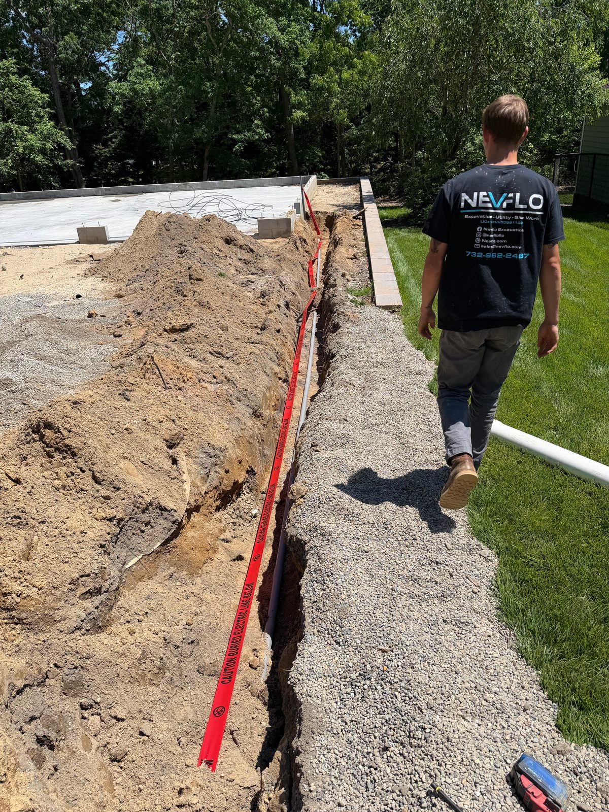 NEVFLO job site photo 59 — underground utility, excavation, and restoration work in New Jersey