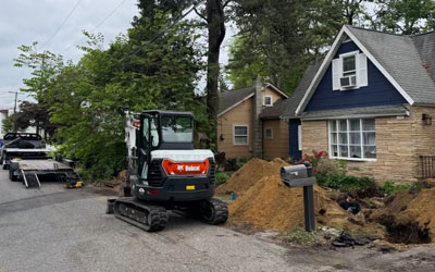 Municipal water line replacement project